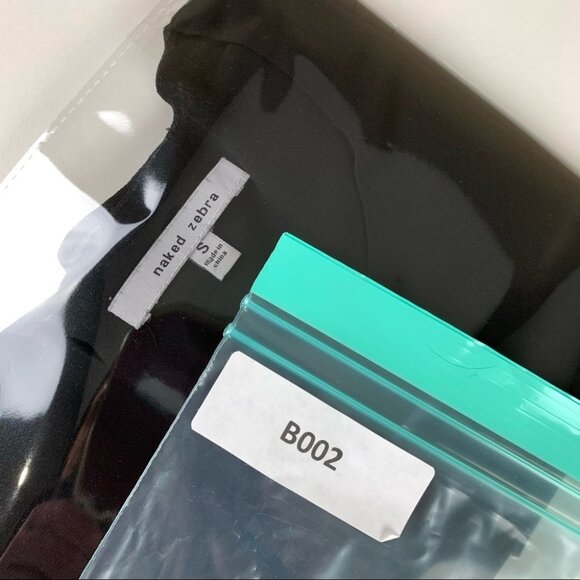 NAKED Zebra Black Sleeveless Tank Top with Scallop capped Sleeves Size small - Picture 8 of 10